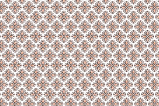 Abstract Pattern Brown: Geometric Vector Design
