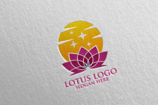 Designing Wellness Brand Identity: Understanding the Yoga and Spa Lotus Flower Logo Template