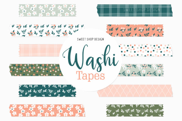 Digital Washi Tape Floral Fruity: Enhancing Your Digital Planning Experience