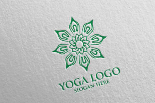 Elevating Wellness Branding: The Strategic Value of Yoga and Spa Lotus Flower Logo 37