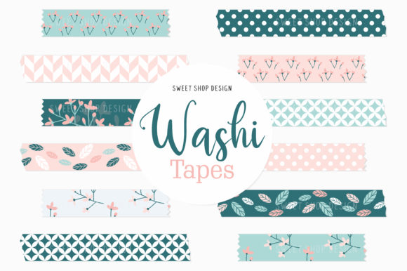 Evaluating Digital Washi Tape Blue Pink Floral for Creative Projects