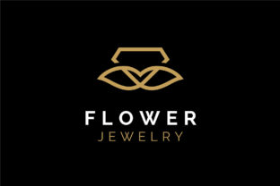 Evaluating the Golden Rose Flower Diamond Jewelry Logo for Brand Identity and Design Versatility