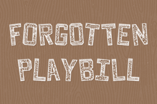 Forgotten Playbill: Recreating Vintage Typography Through Memory and Motion