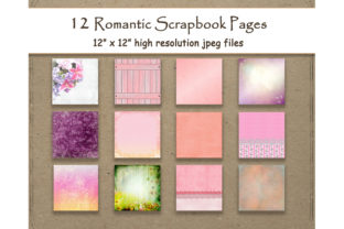 Romantic Digital Paper Layout 12 Pink: Integrating Floral Assets into Creative Workflows
