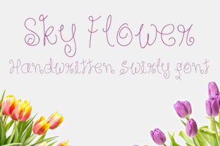 Sky Flower: Strategic Application of Handwritten Typography in Visual Branding