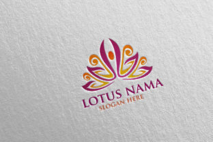 Yoga and Spa Lotus Flower Logo 14: A Practical Branding Asset for Wellness Businesses