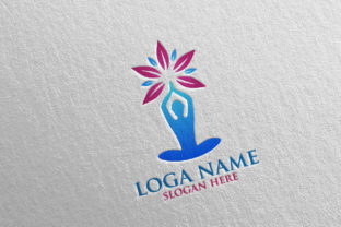 Yoga and Spa Lotus Flower Logo 68: Design Guide